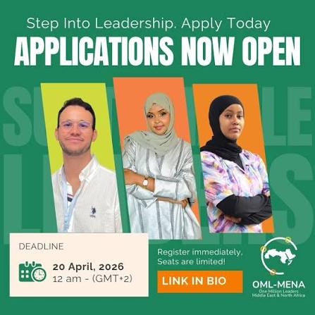 زمالة One Million Leaders (OML) في الشرق الأوسط وشمال أفريقيا