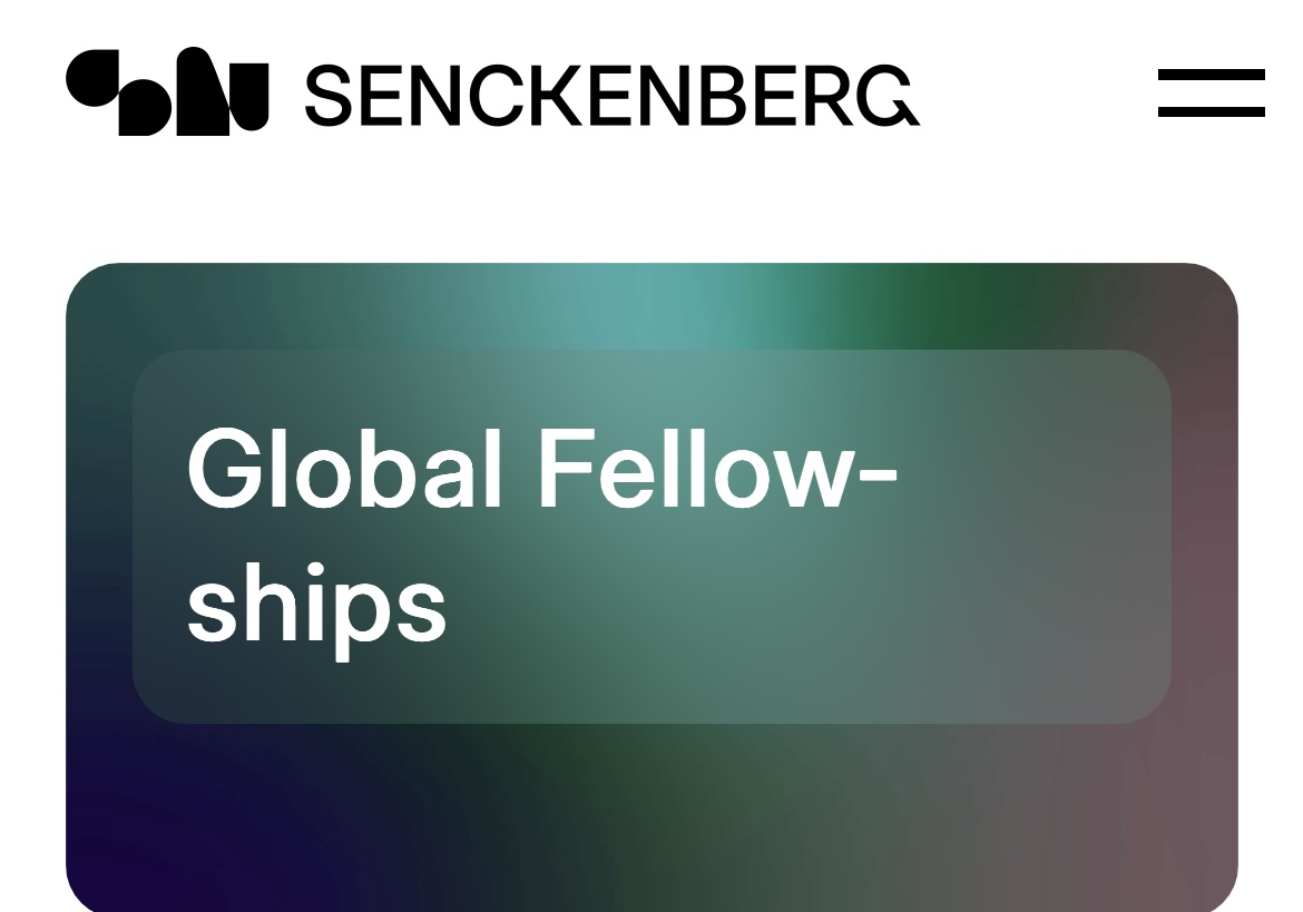 Senckenberg Global Fellowships – Fellowship Programme at Senckenberg Gesellschaft für Naturforschung