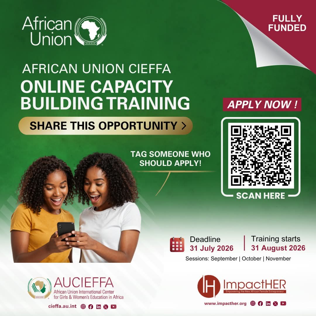 برنامج الاتحاد الأفريقي CIEFFA للتدريب الإلكتروني لبناء القدرات 2026 – AfricaEducatesHer